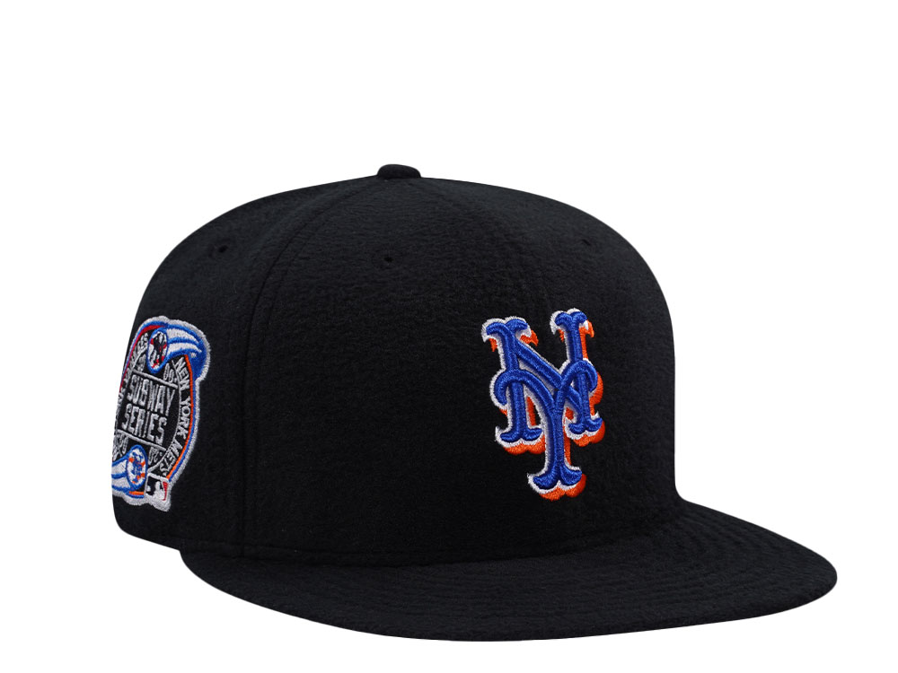 New Era New York Mets Subway Series 2000 Microfleece Black Edition 59Fifty Fitted Gorra