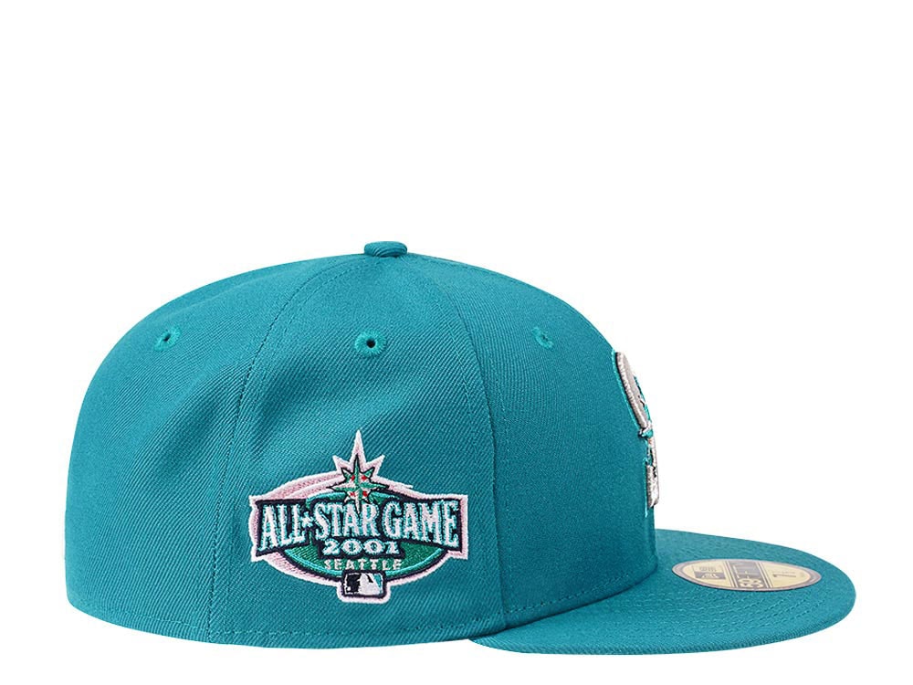 New Era Seattle Mariners All Star Game 2001 Pink Edition 59Fifty Fitted Gorra