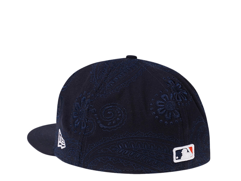 New Era Boston Red Sox Navy MLB Swirl 59Fifty Fitted Gorra