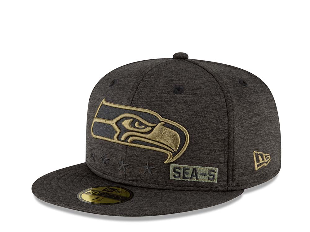 New Era Seattle Seahawks Salute to Service 2020 Fitted 59Fifty Gorra