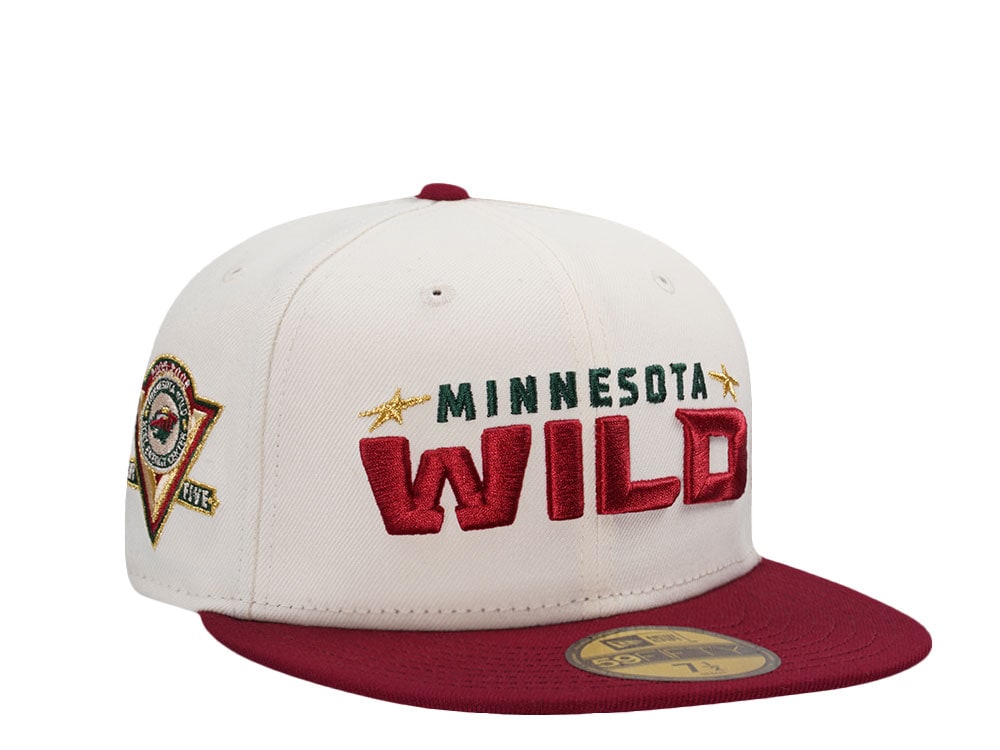 New Era Minnesota Wild 5th Anniversary Chrome Throwback Edition 59Fifty Fitted Gorra