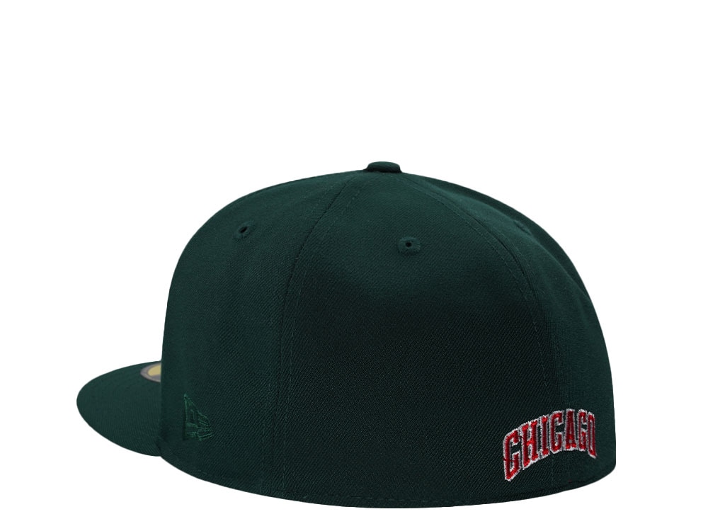 New Era Chicago Bulls Rose Dark Green Prime Edition 59Fifty Fitted Gorra