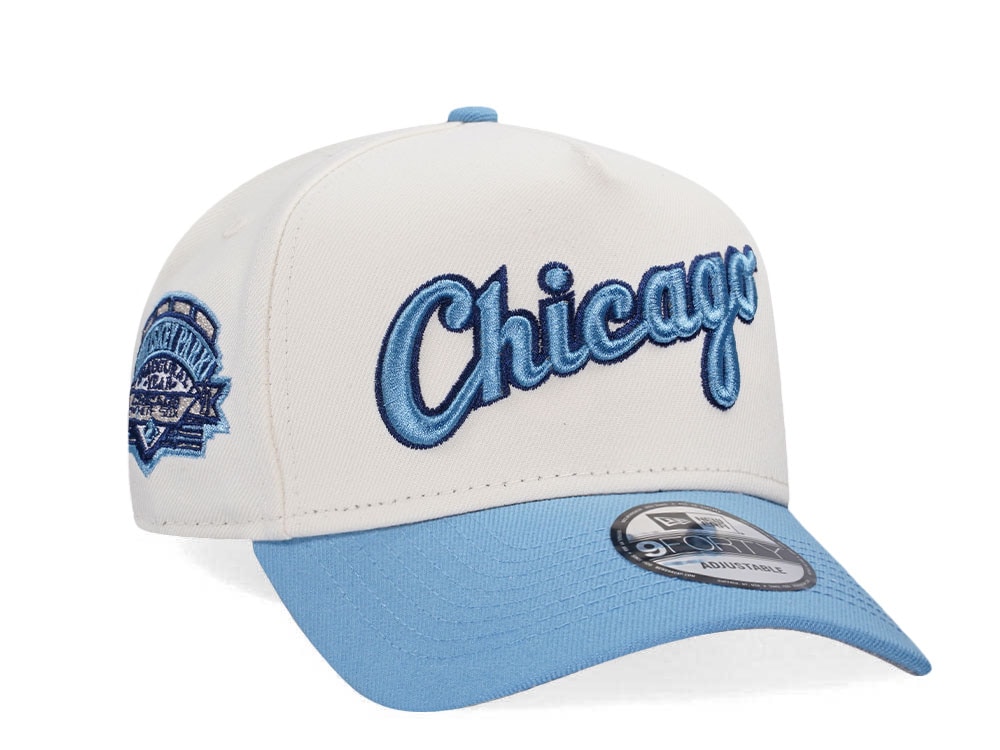 New Era Chicago White Sox Inaugural Year 1991 Chrome Two Tone Edition 9Forty A Frame Snapback Gorra