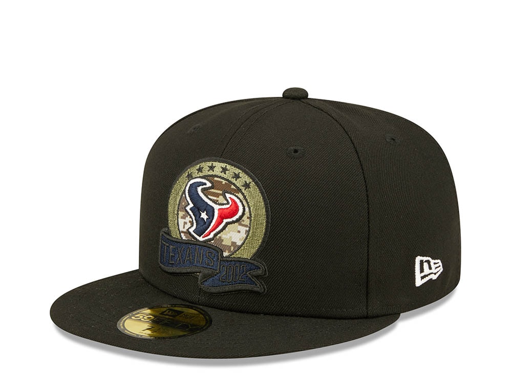 New Era Houston Texans Salute to Service 2022 Fitted 59Fifty Gorra
