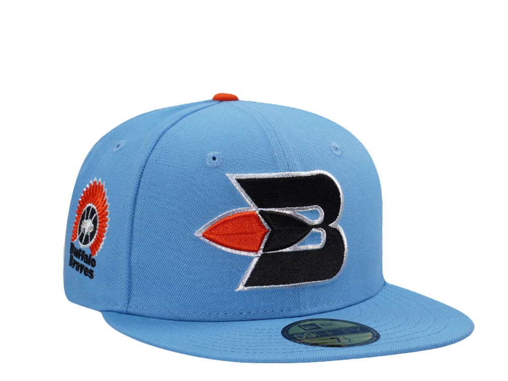 New Era Buffalo Braves Radiant Blue Edition 59Fifty Fitted Gorra