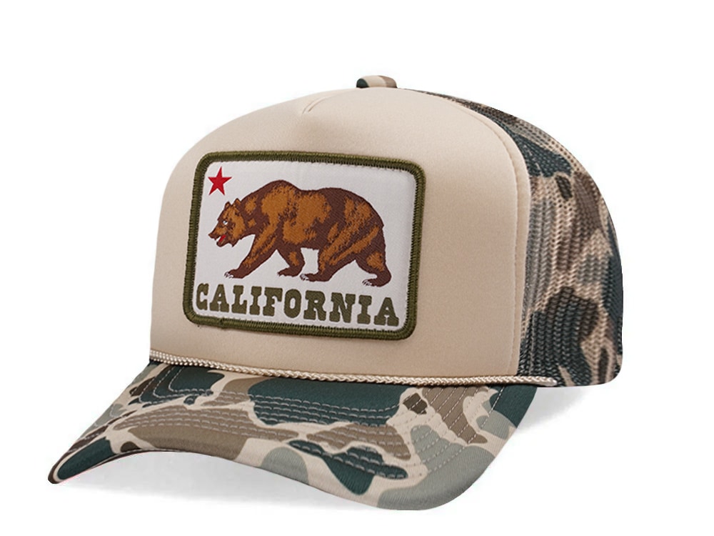 American Needle Mallard Foamy California Sand Edition Trucker Snapback Gorra