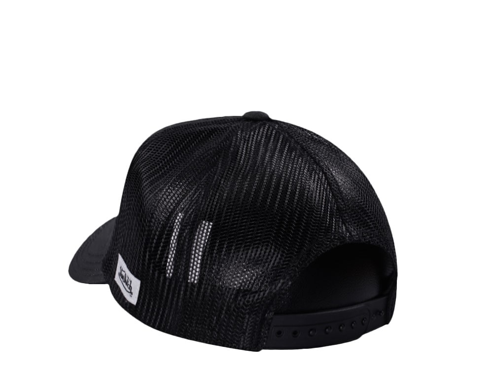 Von Dutch Motorcycle Club Screen Print Dark Gray Trucker Snapback Gorra