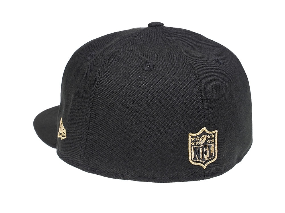New Era Seattle Seahawks All About Black and Gold Edition 59Fifty Fitted Gorra