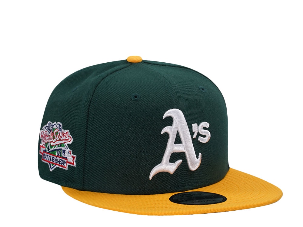 New Era Oakland Athletics World Series 1989 Dark Green Two Tone Edition 9Fifty Snapback Gorra
