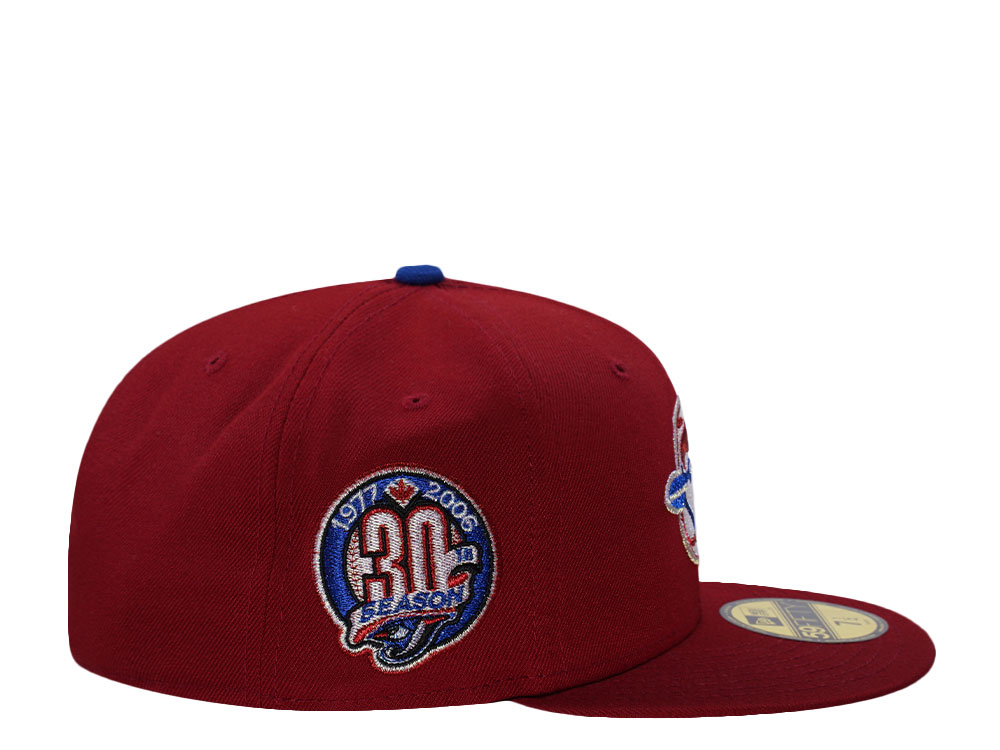 New Era Toronto Blue Jays 30th Season Red Primed Edition 59Fifty Fitted Gorra
