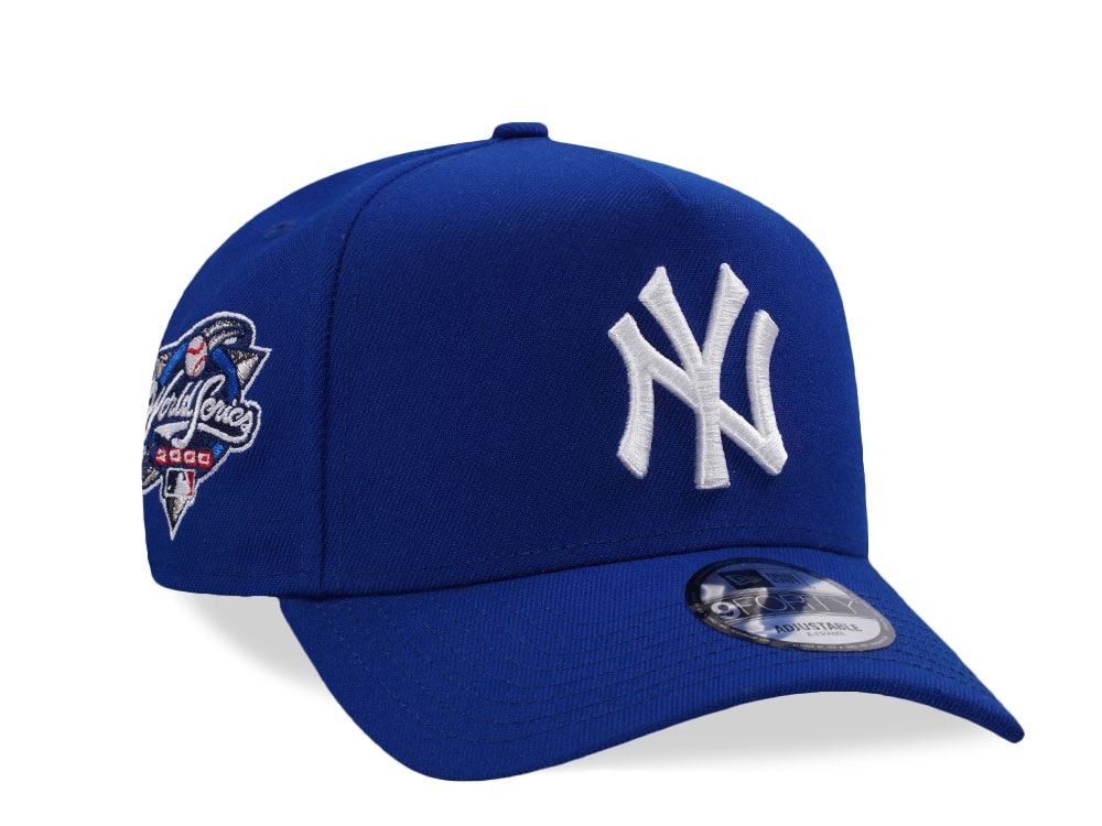 New Era New York Yankees World Series 2000 Royal Blue Edition 9Forty A Frame Snapback Gorra