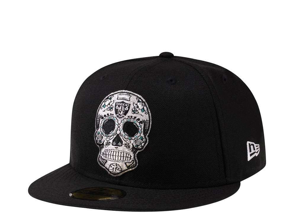 New Era Las Vegas Raiders Skull Edition 59Fifty Fitted Gorra