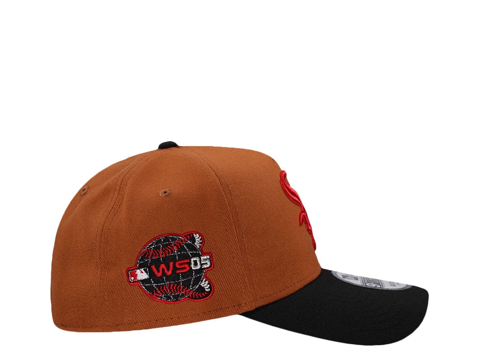 New Era Chicago White Sox World Series 2005 Earth Brown Two Tone Edition 9Forty A Frame Snapback Gorra