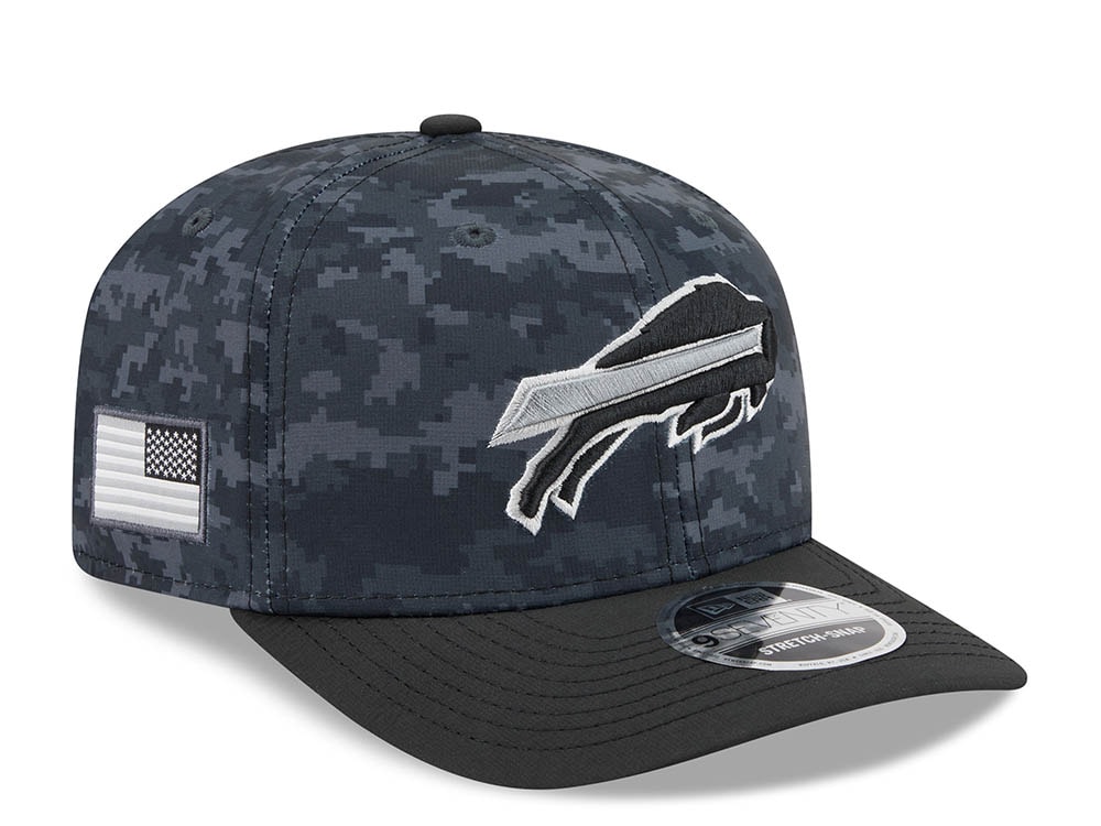 New Era Buffalo Bills NFL Salute to Service 2026 Digi Camo Black 9Seventy Stretch Snapback Gorra