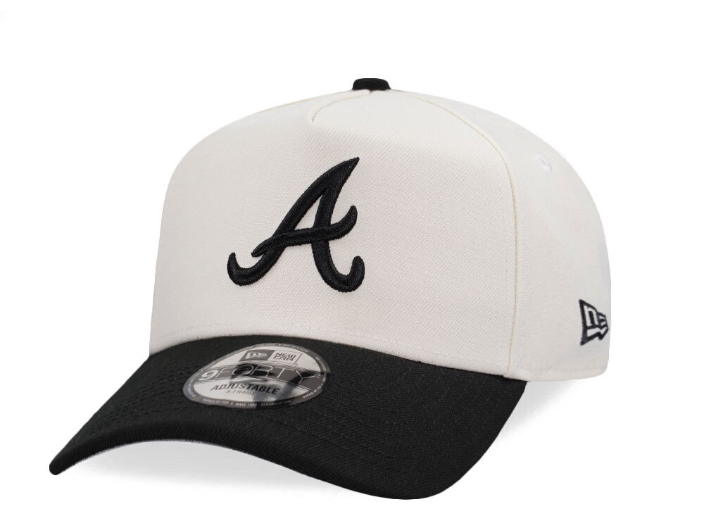 New Era Atlanta Braves Chrome Two Tone Edition 9Forty A Frame Snapback Gorra