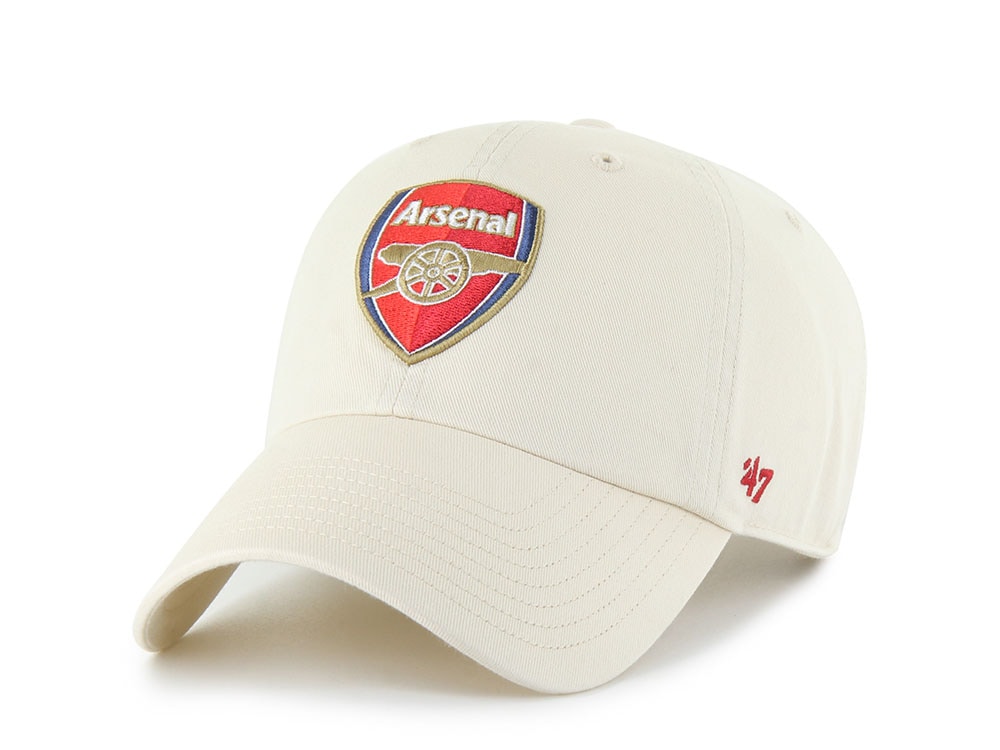 47 Brand Arsenal FC Natural Clean Up Strapback Gorra
