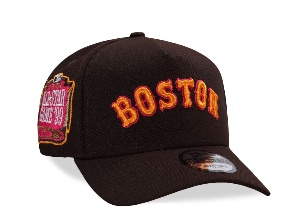 New Era Boston Red Sox All Star Game 1999 Burnt Wood Prime Edition 9Forty A Frame Snapback Gorra