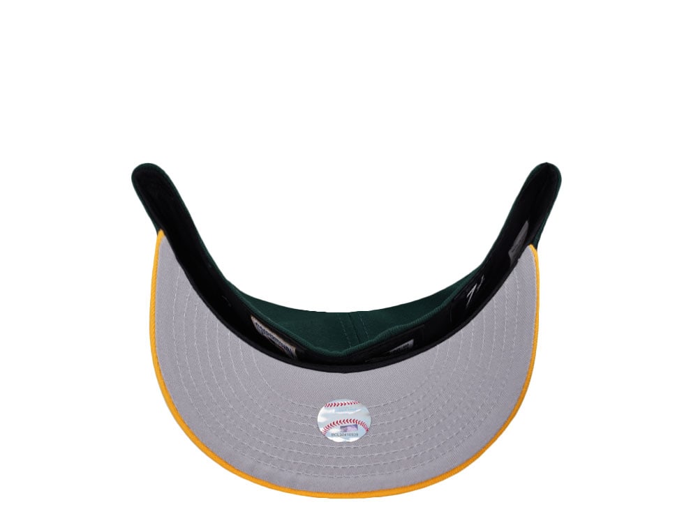 New Era Oakland Athletics World Series 1989 Green Two Tone Edition 59Fifty Pre Curved Fitted Gorra