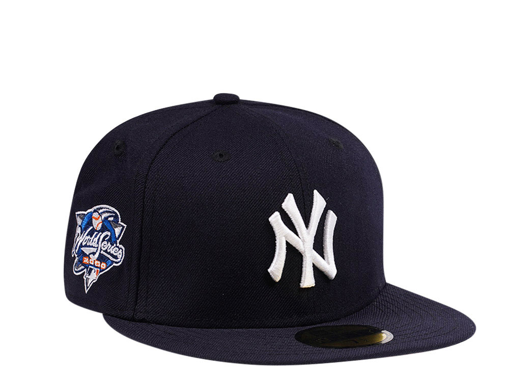 New Era New York Yankees World Series 2000 Navy and Pink Edition 59Fifty Fitted Gorra