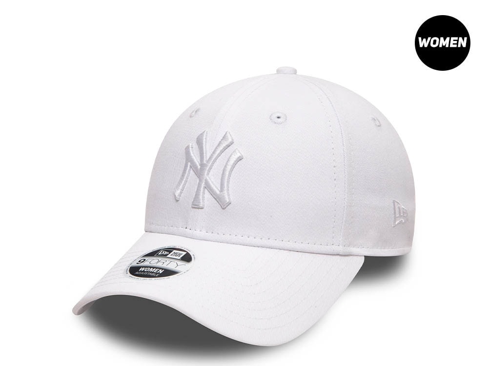 New Era New York Yankees Essential White Womens 9Forty Strapback Gorra
