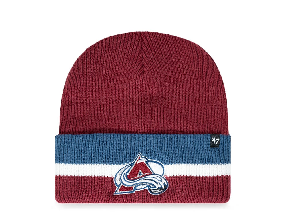 47Brand Colorado Avalanche Cardinal Split Gorro