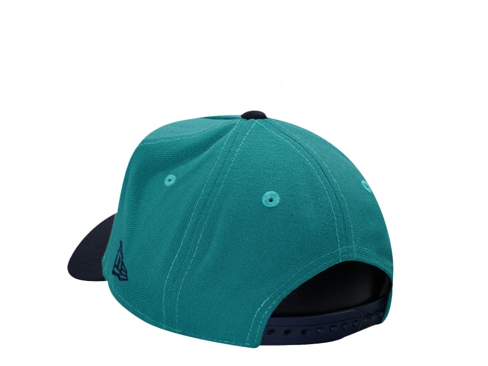 New Era Seattle Mariners Teal Two Tone  9Forty A Frame Snapback Gorra