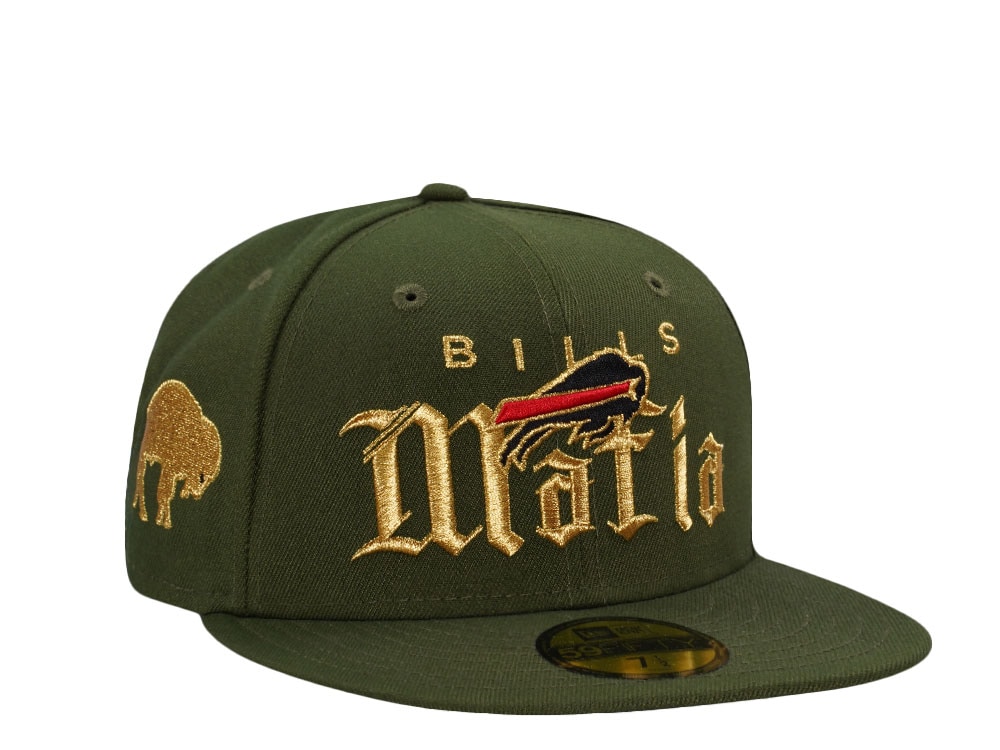 New Era Buffalo Bills Metallic Rifle Green Prime Edition 59Fifty Fitted Gorra