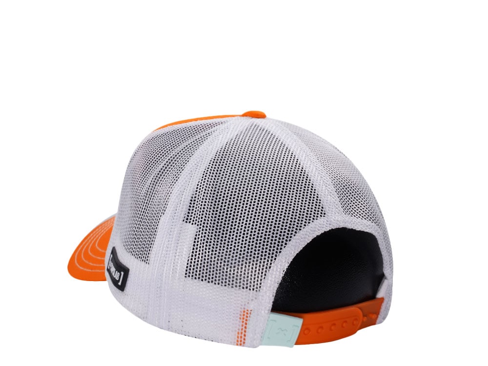 Capslab Looney Tunes Bugs Bunny Orange Trucker Snapback Gorra
