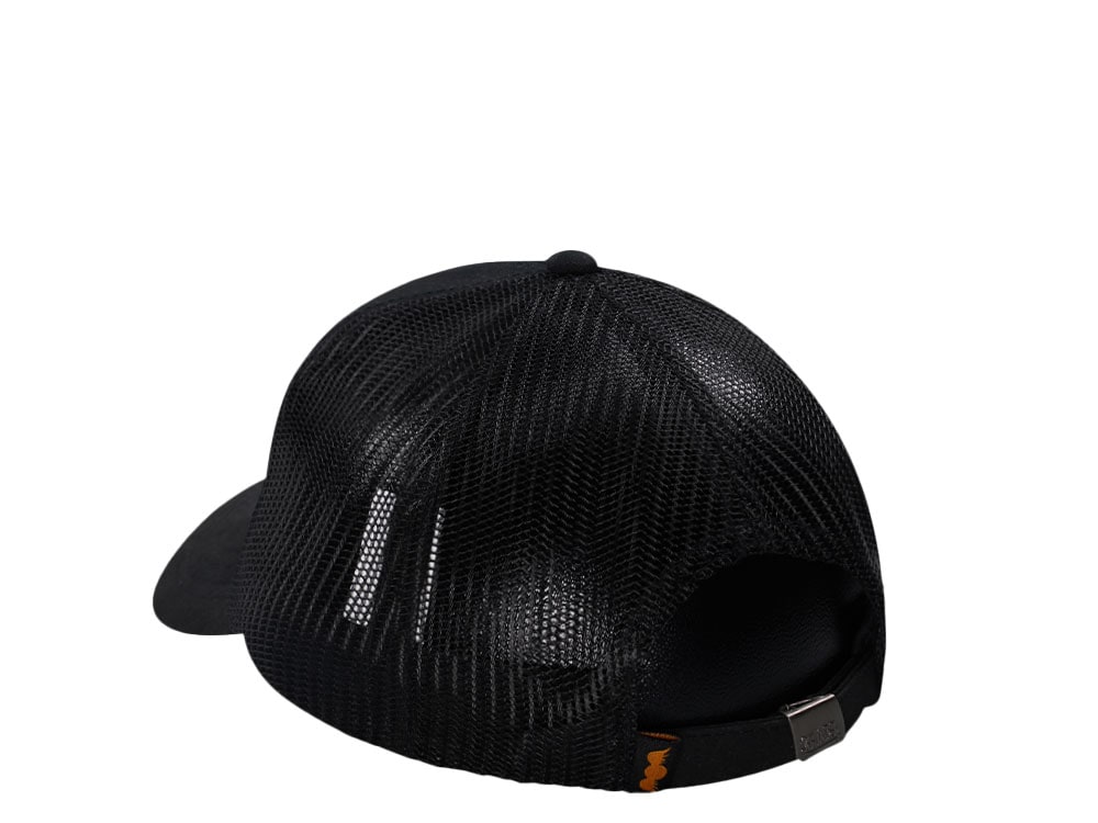 Von Dutch Screen Print Black Trucker Edition Strapback Gorra