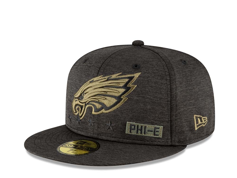 New Era Philadelphia Eagles Salute to Service 2020 Fitted 59Fifty Gorra