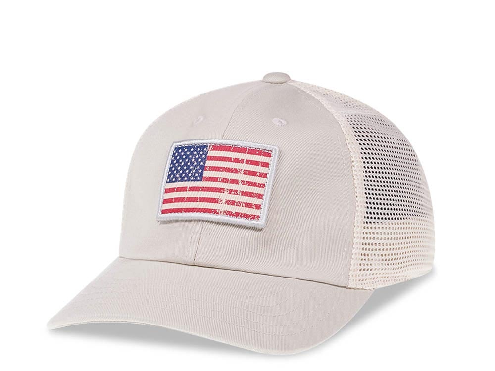 American Needle US Ballpark Mesh Stone Trucker Strapback Gorra