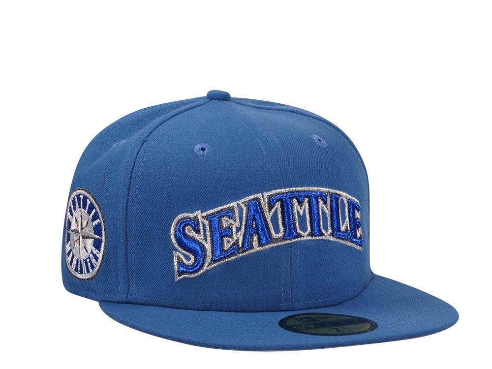 New Era Seattle Mariners Indigo Metallic Edition 59Fifty Fitted Gorra