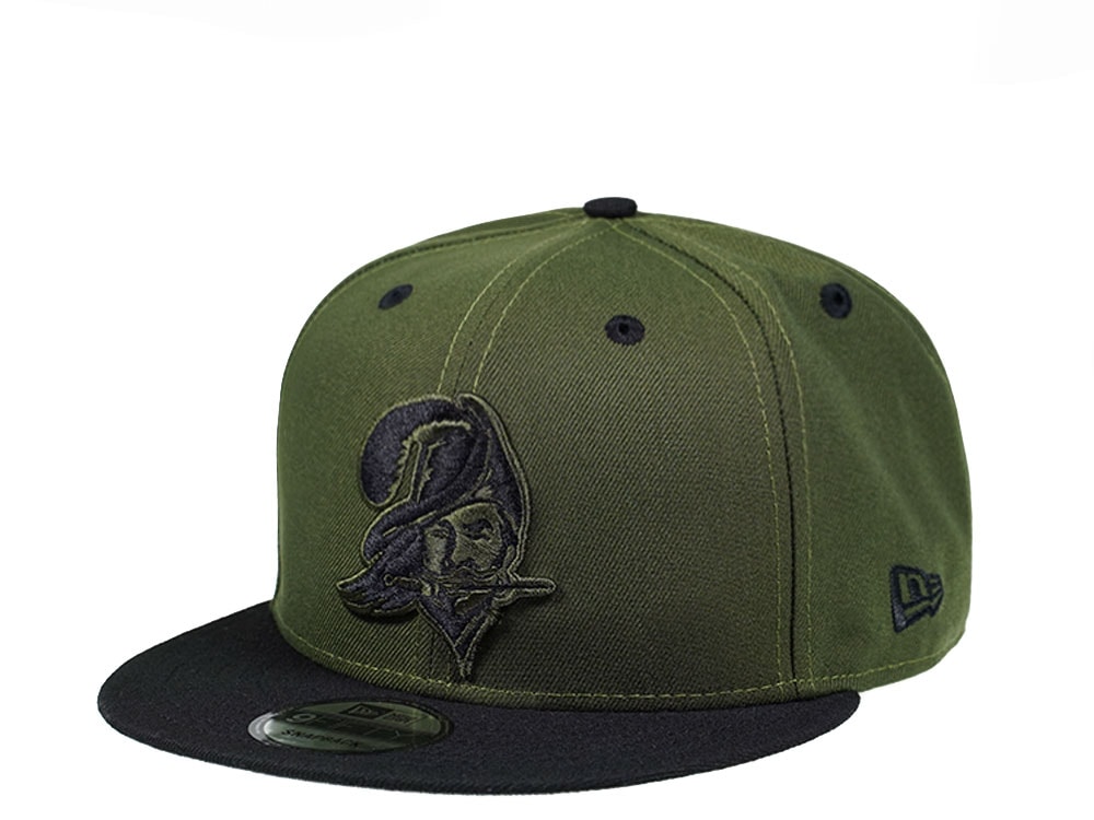 New Era Tampa Bay Buccaneers Olive Black Edition 9Fifty Snapback Gorra