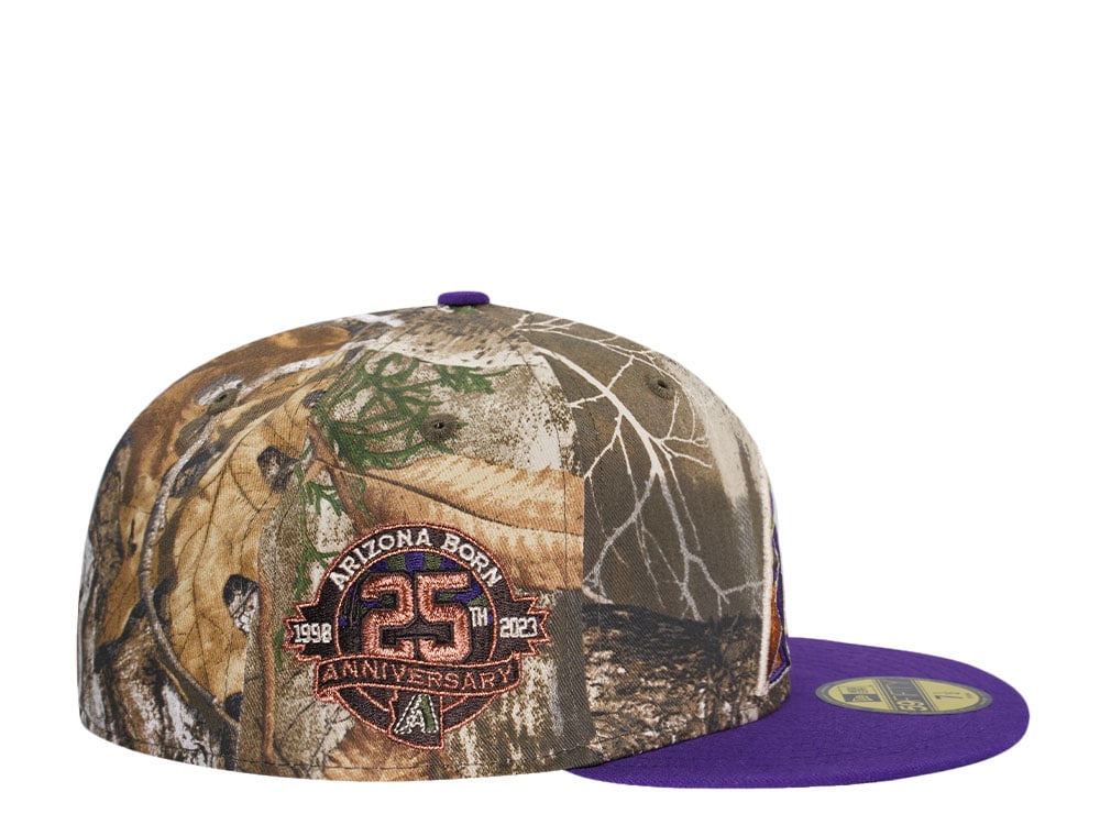 New Era Arizona Diamondbacks 25th Anniversary Real Tree Copper Two Tone Edition 59Fifty Fitted Gorra