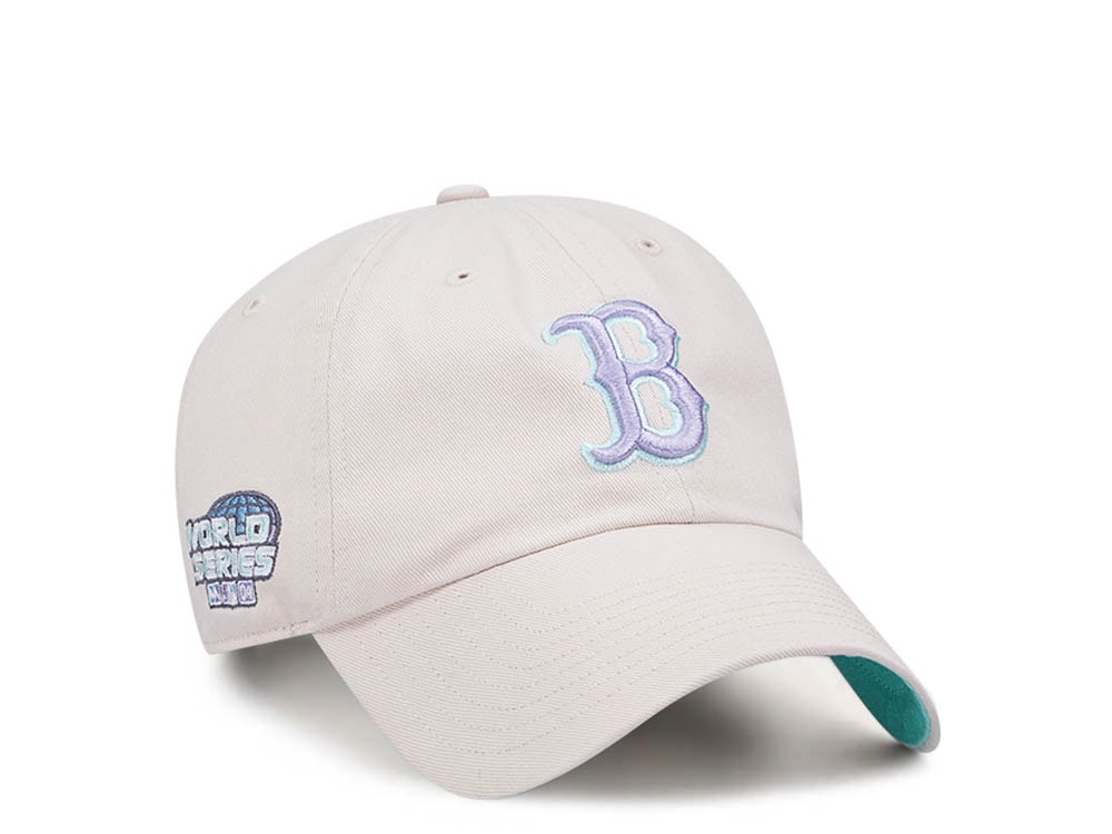 47Brand Boston Red Sox World Series 2004 Bone Double Under Clean Up Strapback Gorra