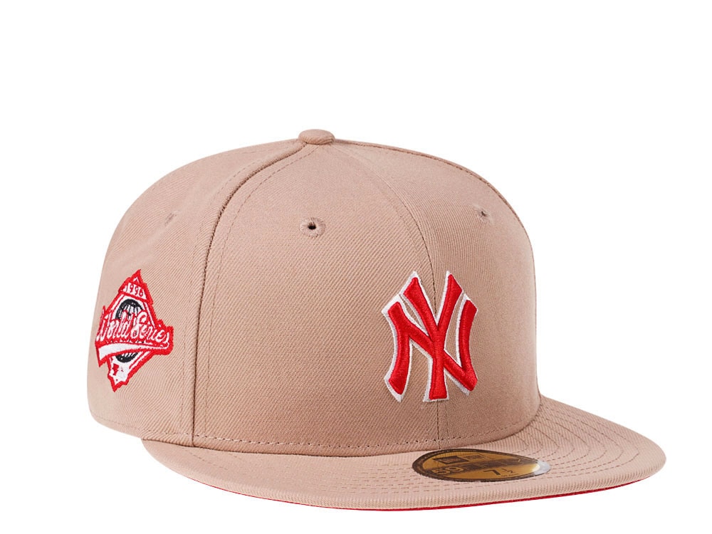 New Era New York Yankees World Series 1996 Camel Red Edition 59Fifty Fitted Gorra