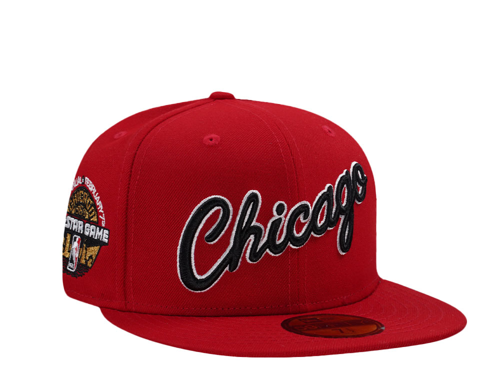 New Era Chicago Bulls All Star Game 1988 Script Prime Edition 59Fifty Fitted Gorra