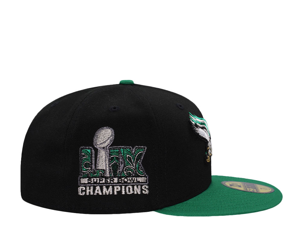 New Era Philadelphia Eagles Super Bowl LII Champions Two Tone Edition 59Fifty Fitted Gorra