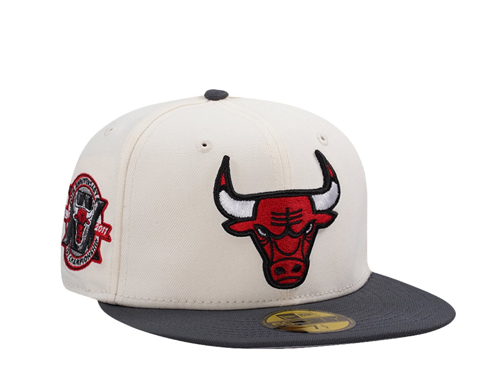 New Era Chicago Bulls 20th Anniversary Chrome Two Tone Edition 59Fifty Fitted Gorra