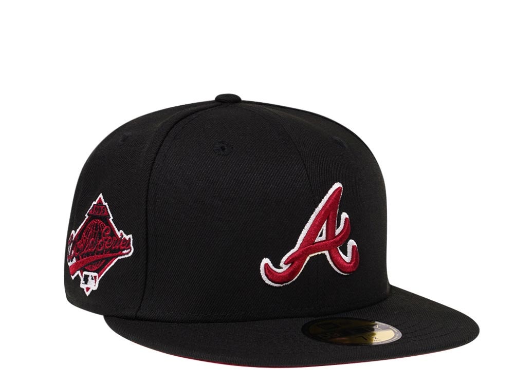 New Era Atlanta Braves World Series 1995 Pinot Noir Edition 59Fifty Fitted Gorra