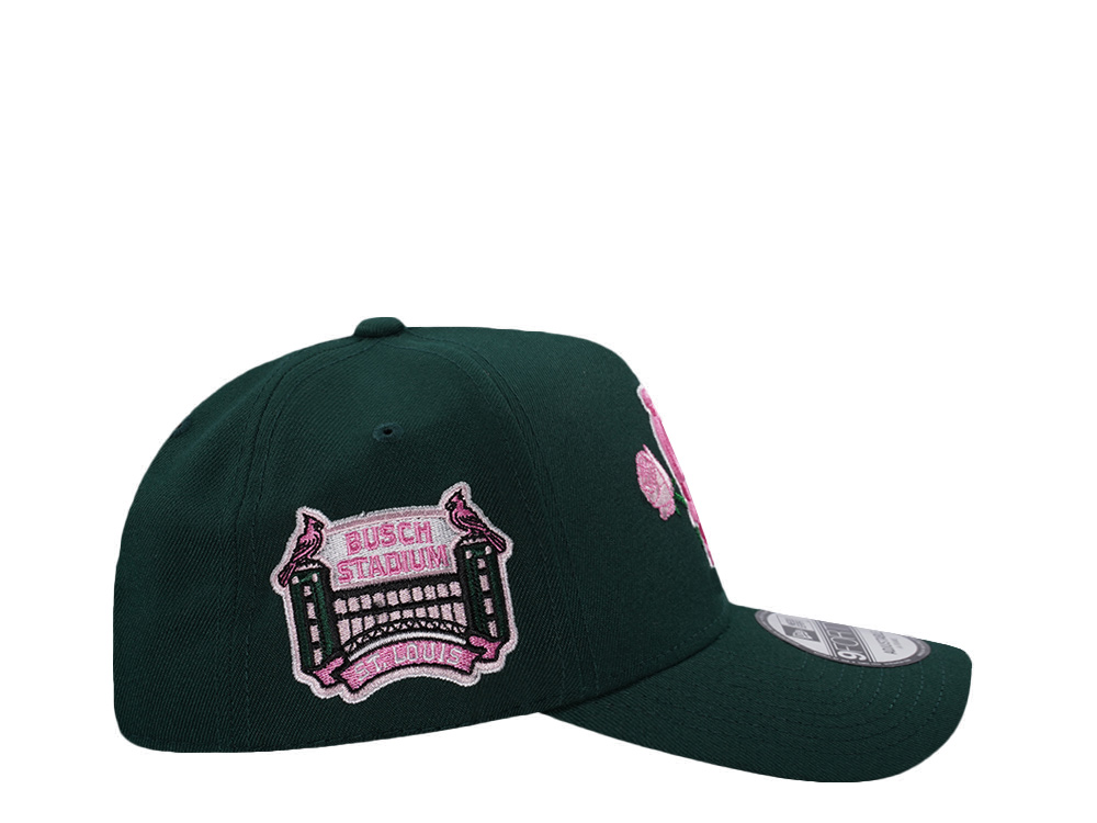 New Era St. Louis Cardinals Bush Stadium Dark Green Prime Edition 9Forty A Frame Snapback Gorra