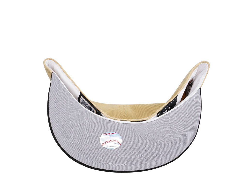 New Era Toronto Blue Jays 25th Anniversary Vegas Gold Two Tone Edition 59Fifty Fitted Gorra