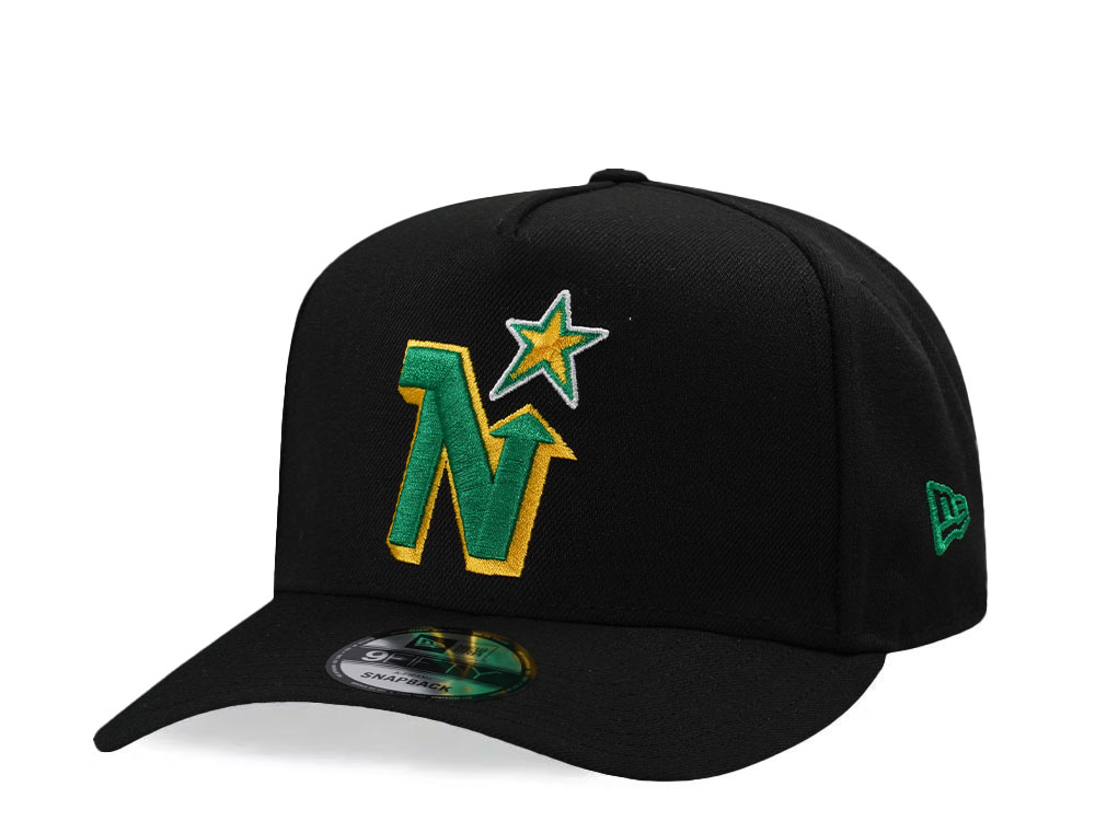New Era Minnesota North Stars Black Edition 9Fifty A Frame Snapback Gorra