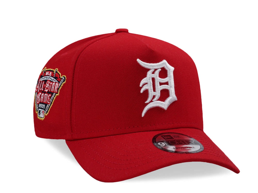 New Era Detroit Tigers All Star Game 2005 Scarlet Edition 9Forty A Frame Snapback Gorra
