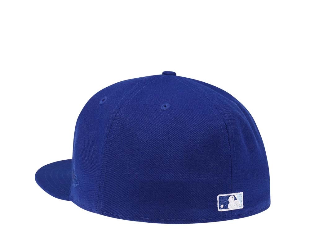 New Era Los Angeles Dodgers 60th Anniversary Glacier Blue Paisley Edition 59Fifty Fitted Gorra