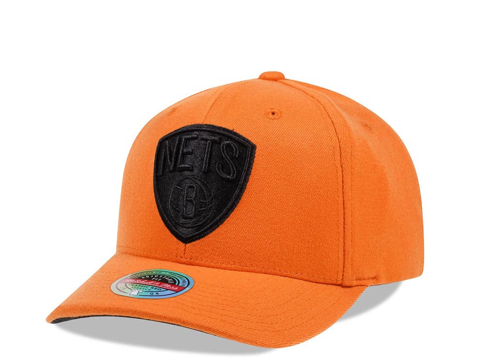Mitchell & Ness Brooklyn Nets Dark Cast Red Line Flex Snapback Gorra