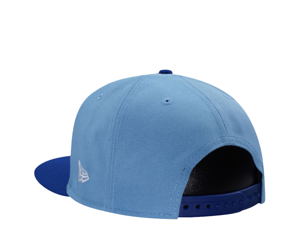 New Era Los Angeles Lakers 17x Champs Sky Blue Two Tone Edition 9Fifty Snapback Gorra