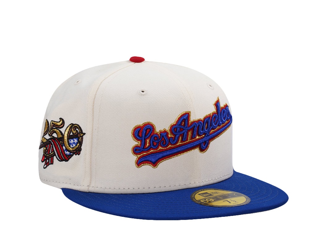 New Era Los Angeles Dodgers 250th Anniversary Chrome Two Tone Edition 59Fifty Fitted Gorra