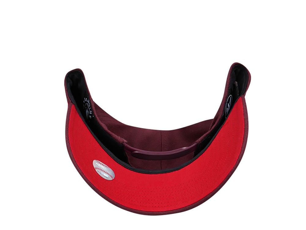 47Brand Philadelphia Phillies Dark Maroon Sure Shot MVP Snapback Gorra