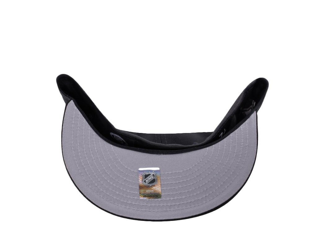 New Era Anaheim Ducks 25th Metallic Dark Graphite Two Tone Edition 59Fifty Fitted Gorra